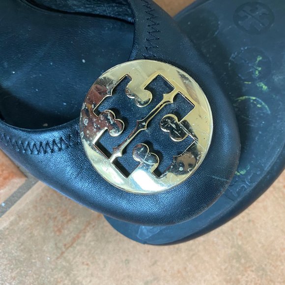 Tory Burch Reva ballet flat shoes size 6.5 6 1/2 - Picture 4 of 10